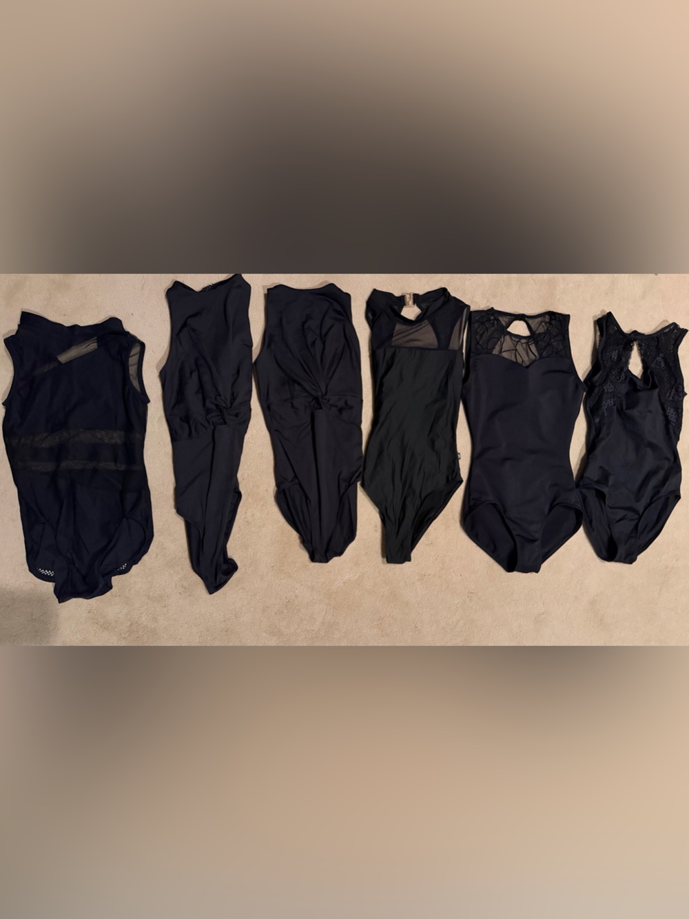 Women's Xs Black ballet/dance Leotard  - Multiple Styles